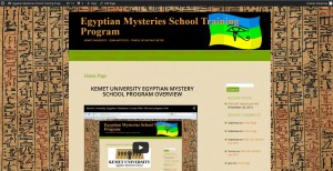 Egyptian Mysteries front page picture